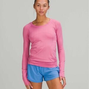 Lululemon Swiftly Tech Long Sleeve Top 2.0 in Pink Blossom 8